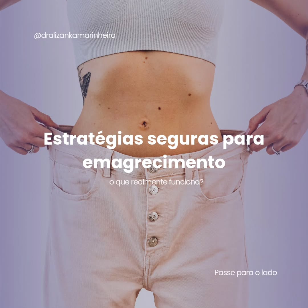 Estrategias seguras para emagrecer
